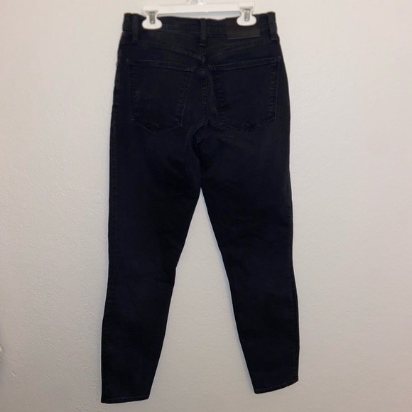lucky brand high rise skinny Bridgette black jeans super cute button fly pants - Picture 13 of 16